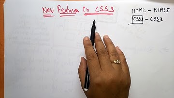 CSS3 New features | CSS tutorials | Cascading Style Sheets  | Lec-08 |  Bhanu Priya