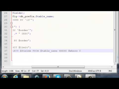 PHP MySQL ნოლიდან, ძრავის გარეშე (მეოთხე ნაწილი) ful.ge