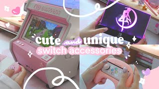 🍓 cute but unnecessary nintendo switch accessories | perf for the aesthetic™, but that's it ♪