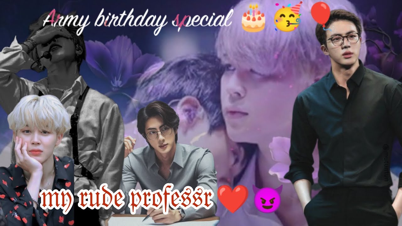 My rude professor ❤️😈 // Army birthday special 🎂🥳🎊 // jinmin Oneshot 🥰🥀 // Hindi dubbed 