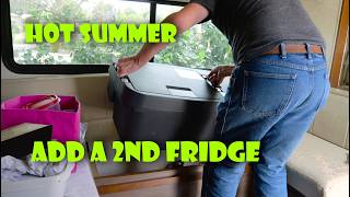 RV fridge can't handle the summer heat