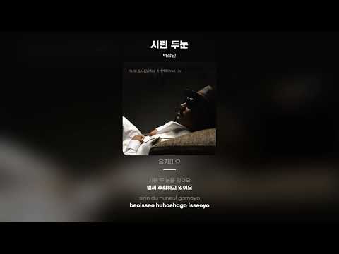 [Lyric Video] 박상민 (Park Sang Min) - 시린 두눈