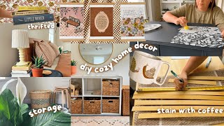 DIY Cozy Home Decor & Thrifted Ideas | Plants, Baskets & More