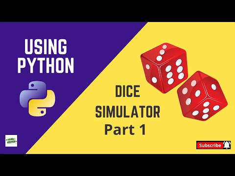 Dice Simulator using Python Part 1 | 100 days of code challenge | Day 32