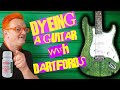 I DYED MY GUITAR!!