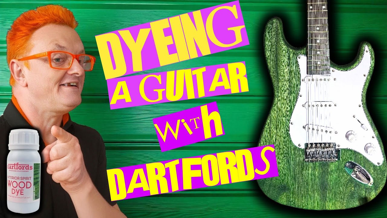 I DYED MY GUITAR!!