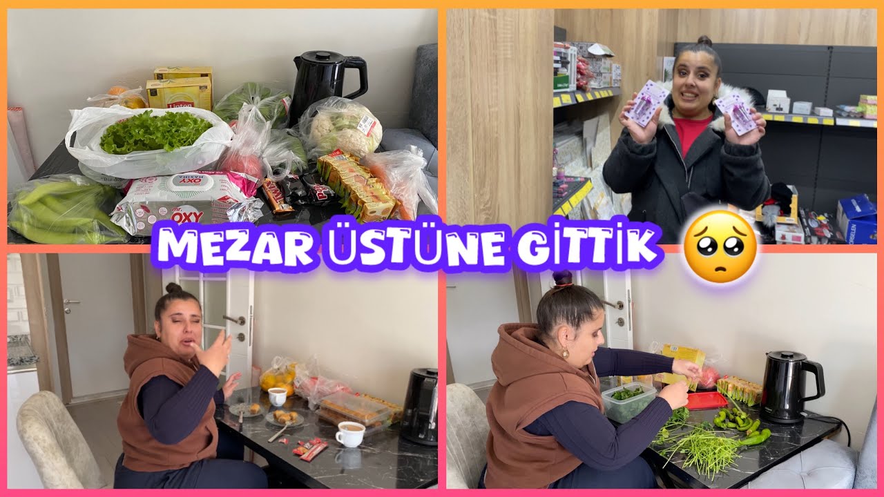 MARKET ALIŞVERİŞİM 🎉MEZAR ÜSTÜNE GİTTİK🥺 #marketing #alışveriş #viralvideo #video #vlog 