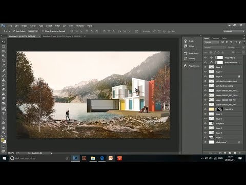 How to Architectural Visualization - Photoshop Tutorial