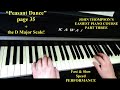 &quot;Peasant Dance&quot; &amp; D Major Scale - JOHN THOMPSON&#39;S EASIEST PIANO COURSE PART 3 - PERFORMANCE