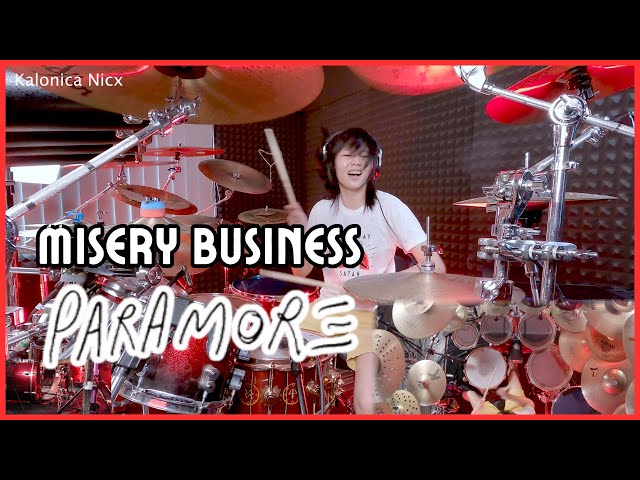 Paramore – Misery Business || Drum cover by KALONICA NICX class=