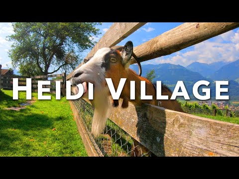 Heidi Village Switzerland?? Heidiland Swiss Beautiful Places - Switzerland Video 2020