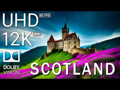 İskoçya - İlham verici Sinematik Müzik ile 12k Scenic Rahatlama Filmi - 12K (60fps) Video Ultra HD