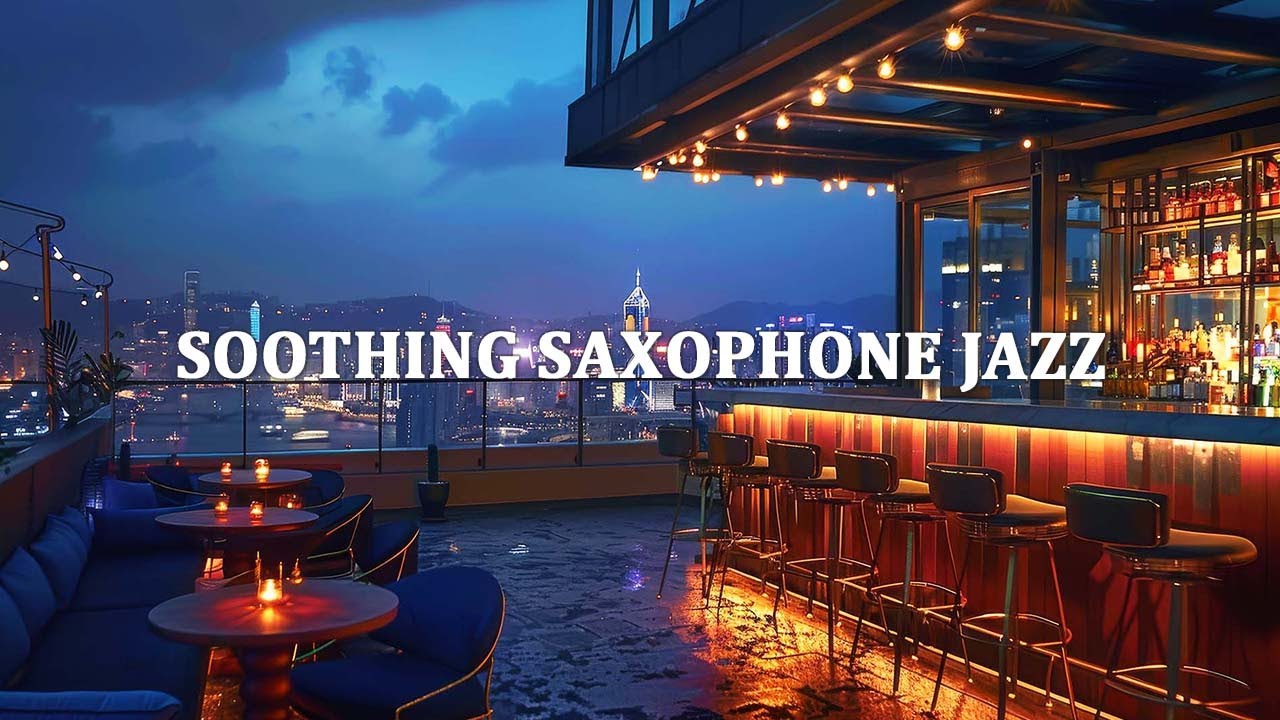 Ethereal Saxophone Jazz Music in Cozy Bar Ambience - Tender Jazz ...
