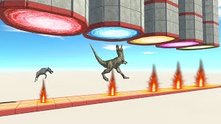 Blown Into Portals With Turbines  Animal Revolt Battle Simulator