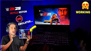 I *Played WWE 2K25 Netflix Mobile Edition using this Emulator 😱 screenshot 5