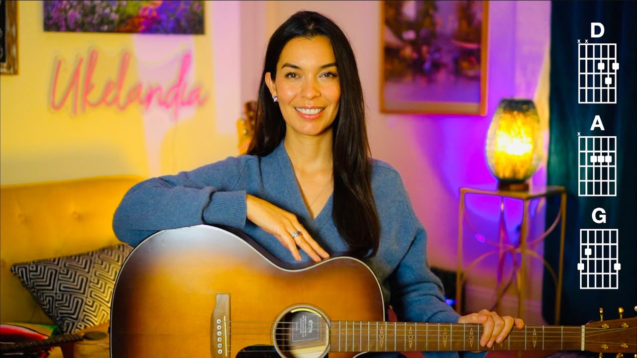 Bad Moon Rising EASY Guitar Tutorial - CCR Challenge Song 2