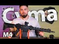 Страйкбольный автомат Cyma M4 CM098A Platinum (6 мм, M-LOK, QBS) видео обзор