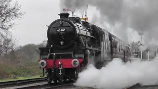 The Great Central Railway Winter Steam Gala - 24th & 25th January 2020 filmed from the lineside. by Andy Bennett 2,741 views 4 years ago 29 minutes