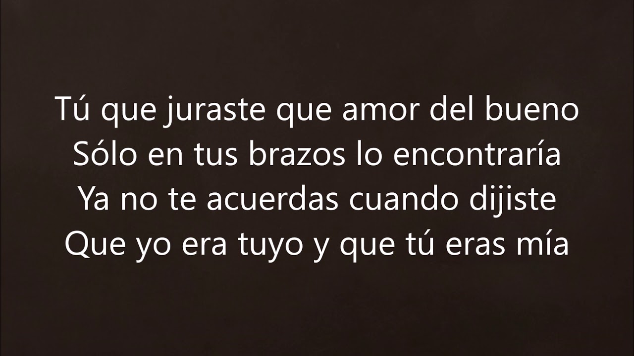 JOSÉ ALFREDO JIMÉNEZ - CUATRO CAMINOS (LETRA)