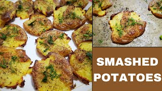 Crispy Smashed Potatoes Smashed Potatoes Recipe The Cooking Melody