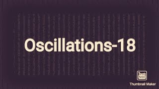 Oscillations-18, Spring block system in SHM discussed