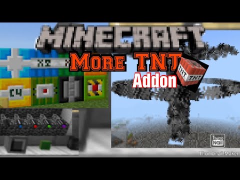 Minecraft More Tnt Addon Get More New Tnts And New Granades In Minecraft Pe Youtube