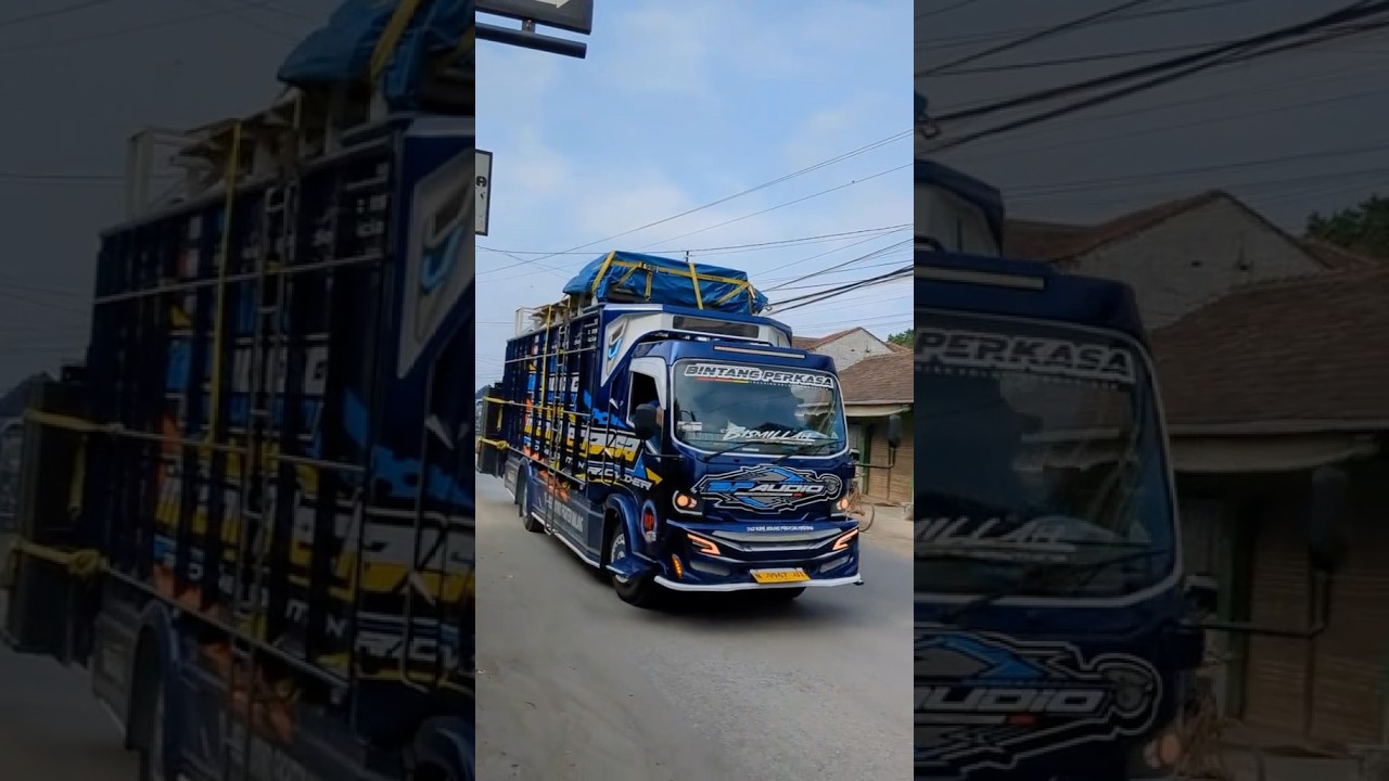 Sound horeg naik truk besar BP AUDIO PRODUCTION menuju lokasi penyewa