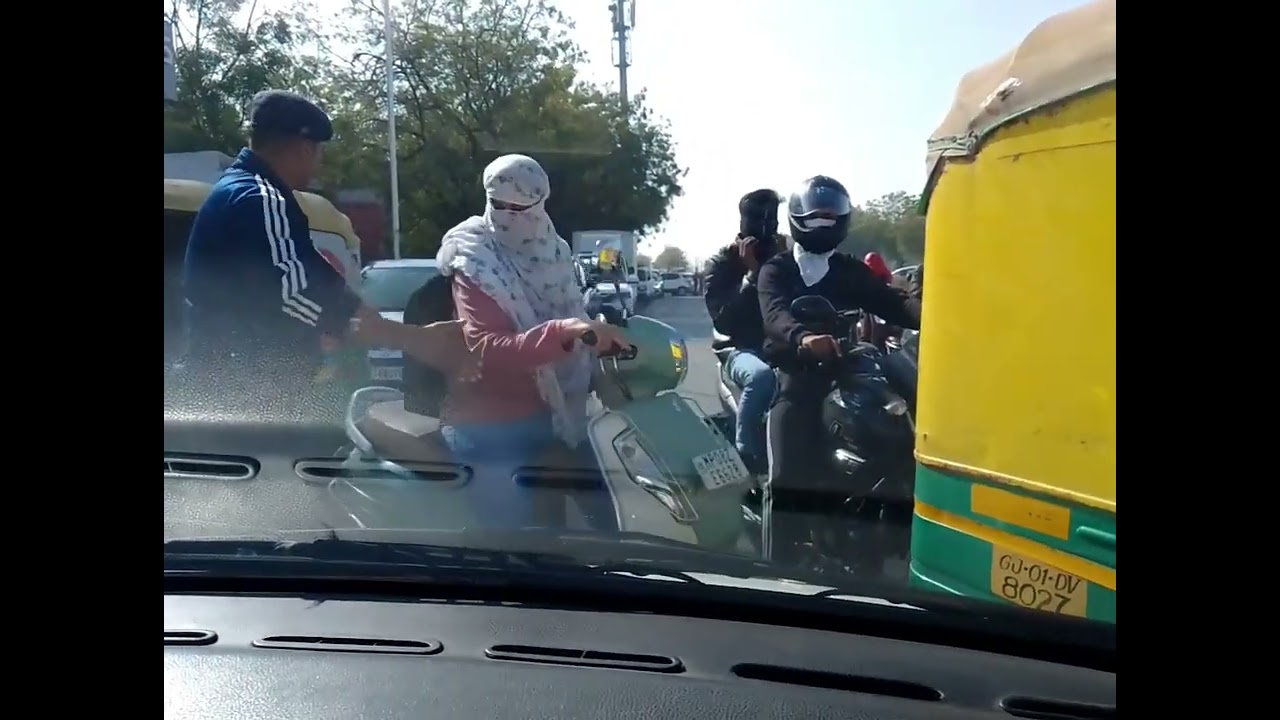 Amdawad City traffic 🚦 Jam SG highway Ahmedabad