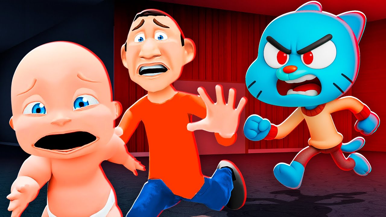 Baby Joined AMAZING WORLD OF GUMBALL.. but SCARY?!