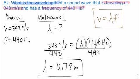 How to solve a Wave Speed Equation Problem (Easy)