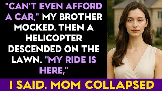 At The Family Meeting, They Called Me Poor—Then My Helicopter Landed