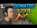 Fortnite Streamer Gets 1200$ DONATION.!! | Fortnite Battle Royale Ep.5 (Fortnite Funny Best Moments)