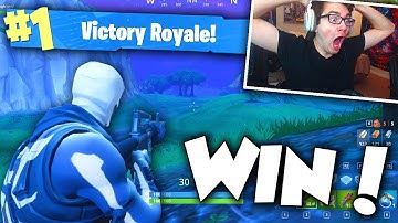 MY FIRST SOLO WIN ON FORTNITE! (i can