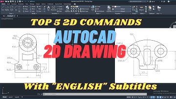 AutoCAD Basic 2D Practice Drawing  | HINDI | Complete Tutorial Series | English Subtitle | Level 9