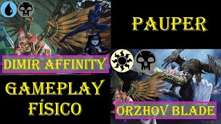 Dimir Affinity Vs Orzhov Blade [PAUPER] | Gameplay Físico #mtg #mtgpaupergameplay #mtgbrasil