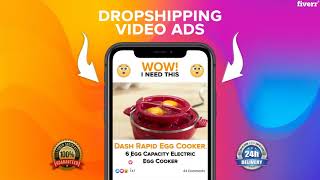 I will create viral shopify and facebook dropshipping video ad