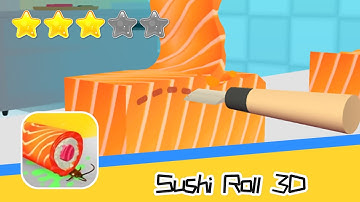 Sushi Roll 3D   ASMR Food Game Walkthrough Enjoy Сooking Like a Master! Recommend index three stars