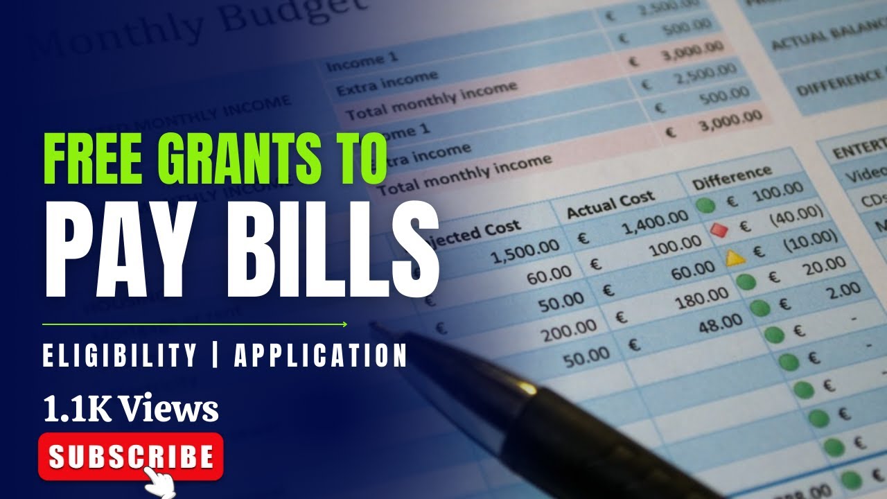 Free Grants To Pay Bills and Personal Use - YouTube