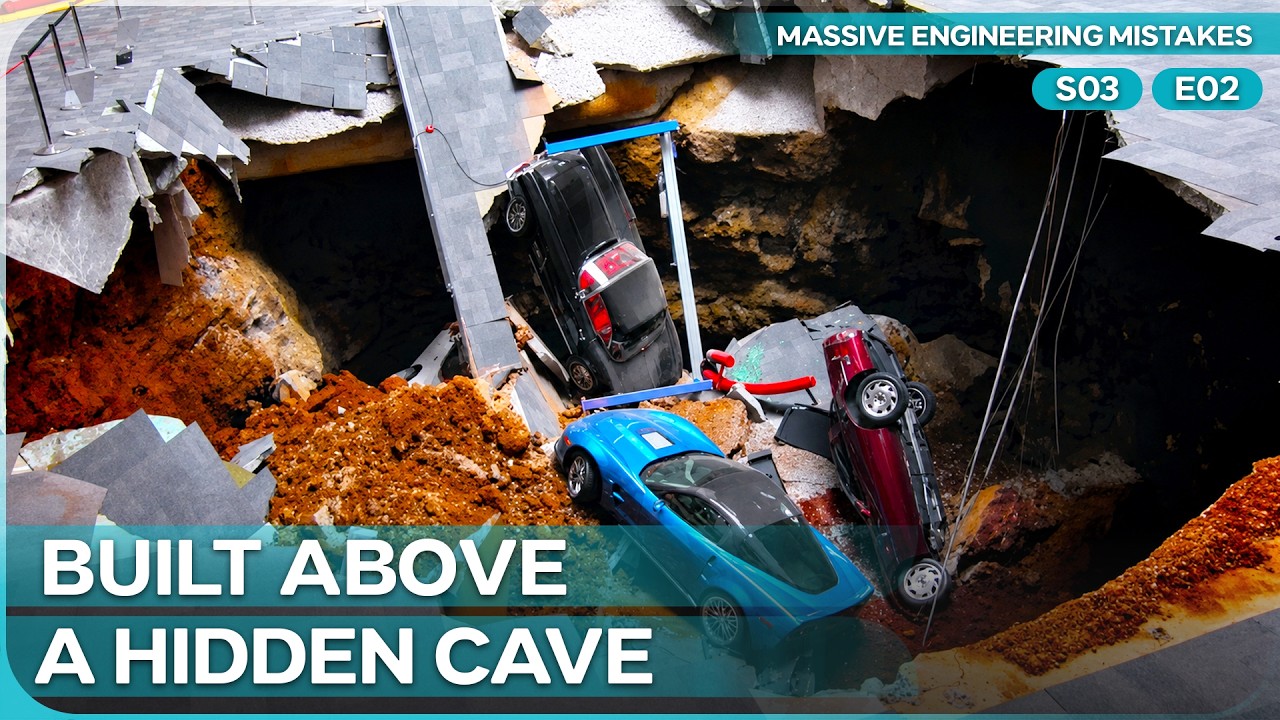 Sinkhole Swallows 8 Iconic Sports Cars | Massive Engineering Mistakes