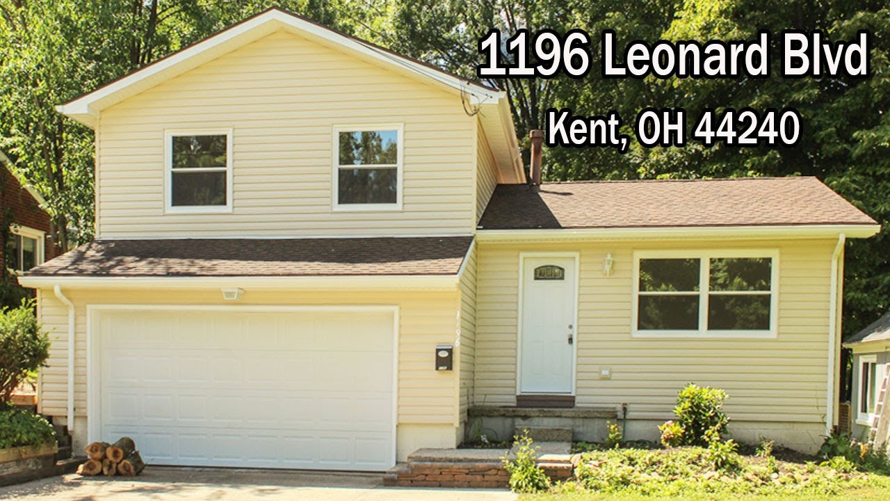 Home for Sale in Kent, OH. 1196 Leonard Blvd. YouTube