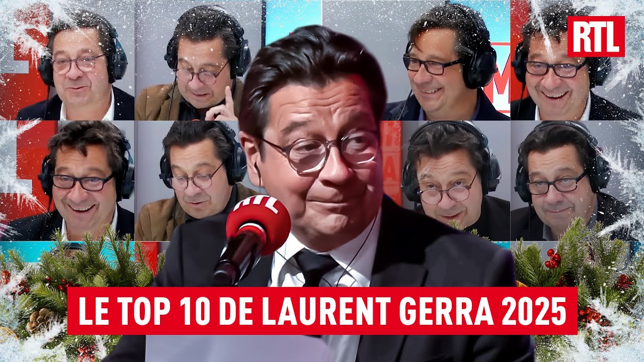 Laurent Gerra sur RTL : le top 10 des vidéos les plus vues en 2025