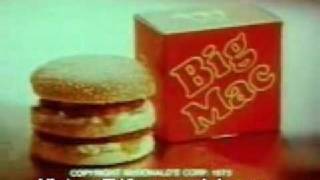 1975 McDonalds Commercial Two All Beef Patties Special Sauce Lettuce....