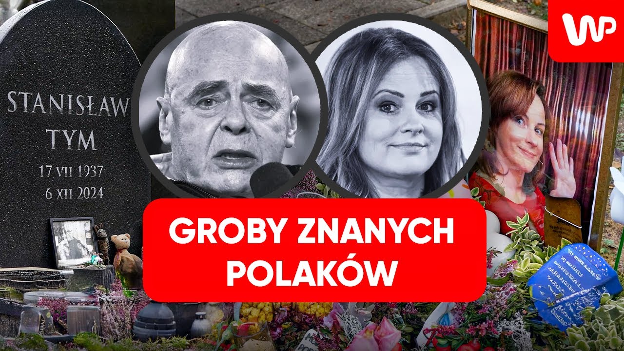 Tak wyglądają groby znanych Polaków, których uwielbiano