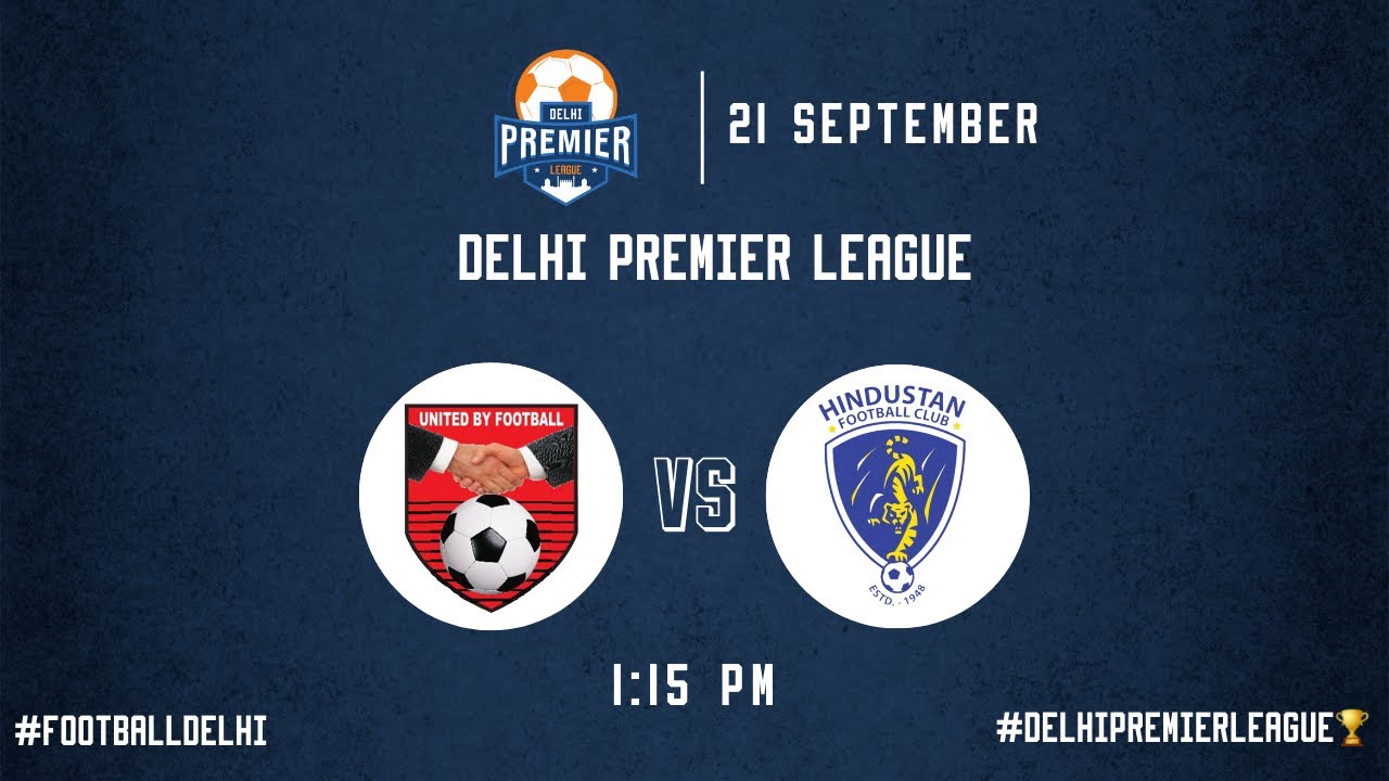 DELHI PREMIER LEAGUE 202223 FRIENDS UNITED FC VS HINDUSTA FC MATCH