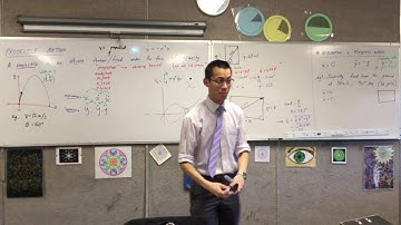 Projectile Motion (3 of 5: Defining the Acceleration, Velocity and Displacement Functions for x & y)