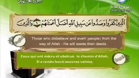 Surat muhammad سورة محمد بصوت الشيخ سعد الغامدي