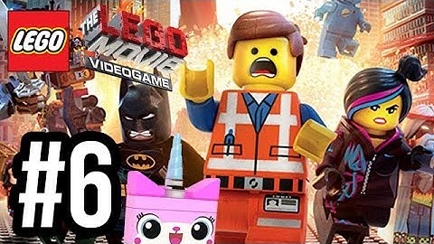 The LEGO Movie Videogame Walkthrough PART 6 - UNIKITTY!! (PS4 XBOX ONE WiiU PC Gameplay 1080p)