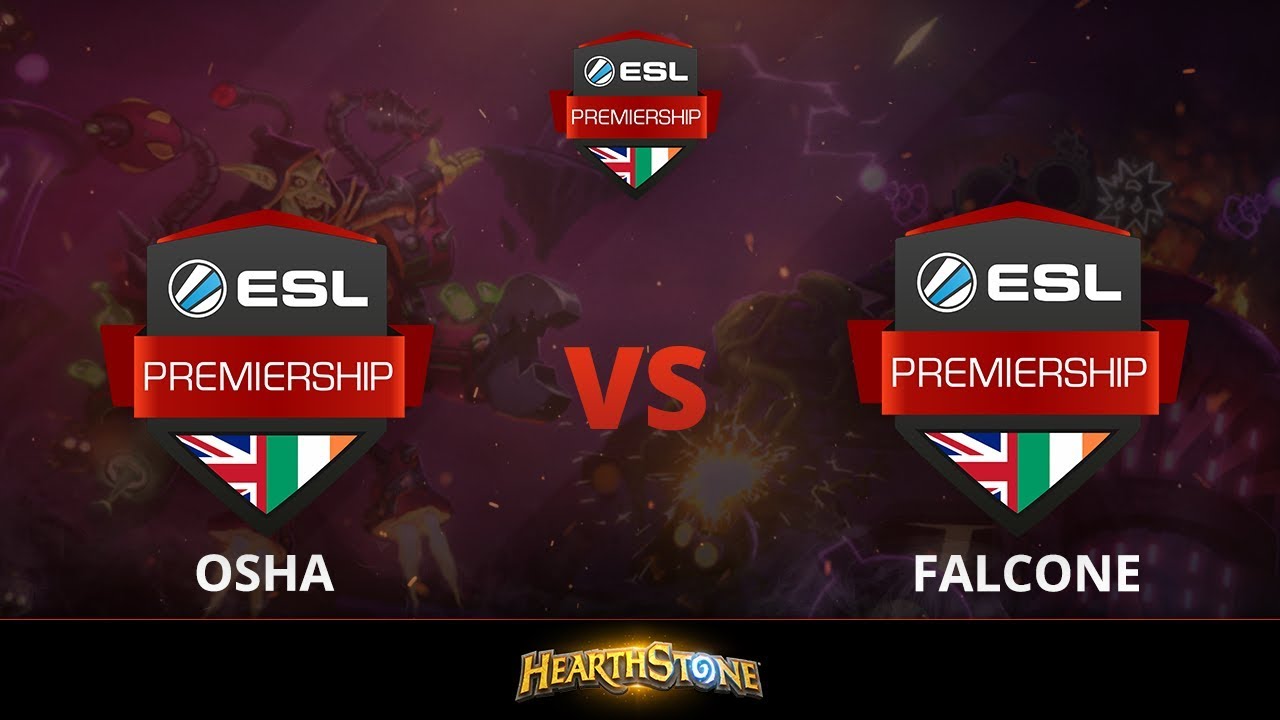[Hearthstone] Osha vs Falcone - Week 9 ESL Premiership Summer 2018