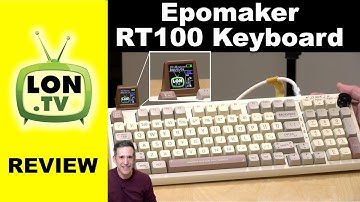 Epomaker RT100 Keyboard with Tiny Display Review - Unnecessary Bells and Whistles!