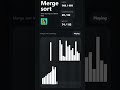 Merge Sort - O(nlogn) #sorts